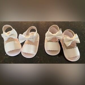 White Baby Sandals